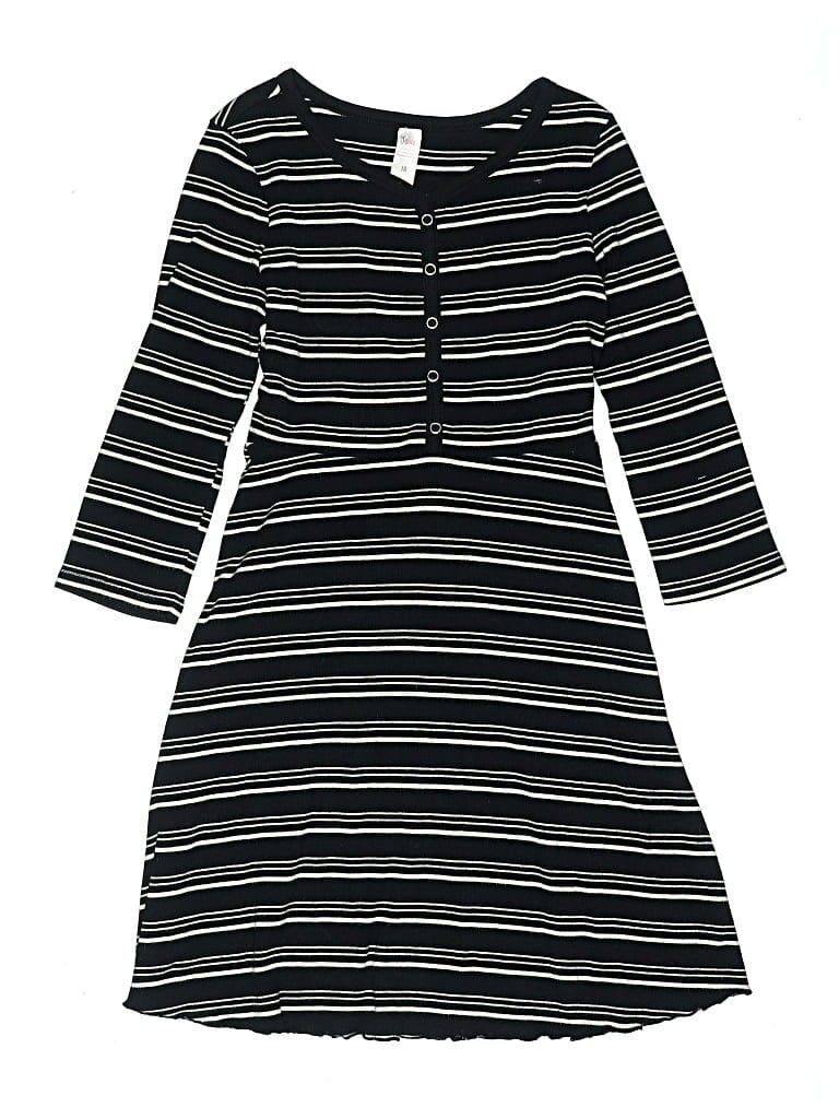 Pre-owned Justice Kids' Dress In Black