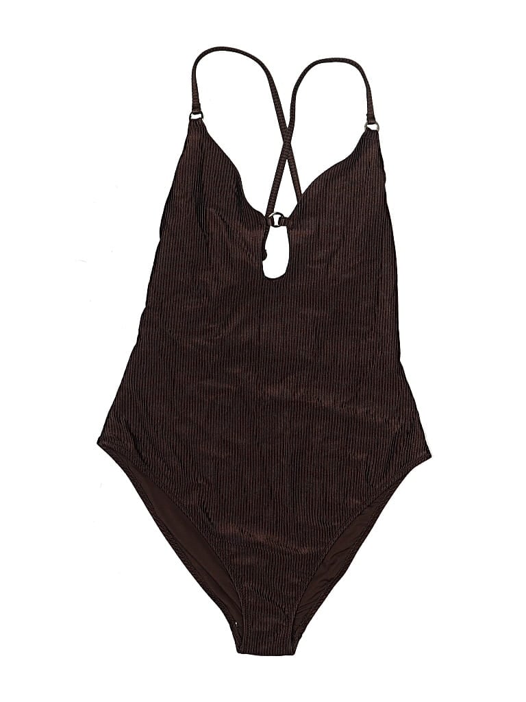 Pre-owned Aerie Bodysuit In Brown