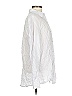 Koch Metallic White Long Sleeve Button-Down Shirt Size S - photo 4