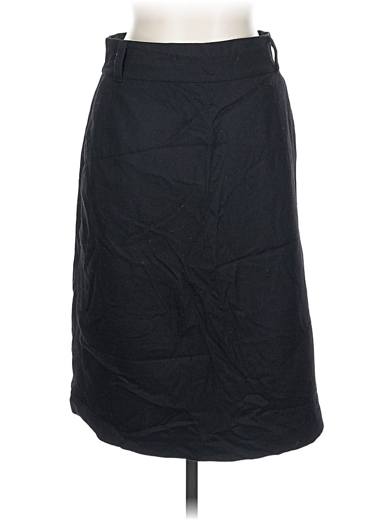 Pre-owned Banana Republic Wool Skirt In Black