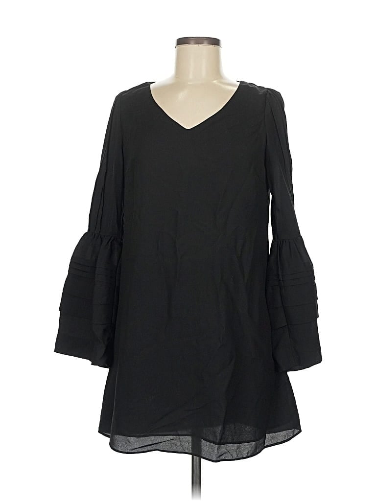 Pre-owned Ark & Co. 3/4 Sleeve Blouse In Black