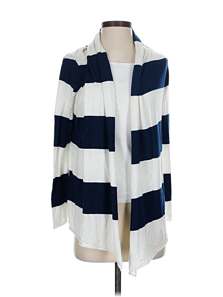 Pre-owned Splendid Cardigan Sweater In White