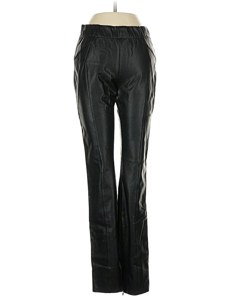 Pre-owned Pilcro Faux Leather Pants In Black