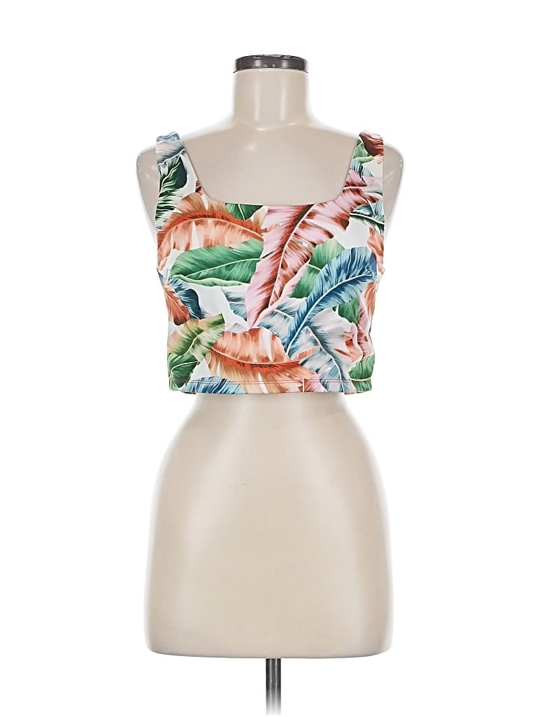 Pre-owned Nanette Lepore Tank Top White Strapless Neckline Tops