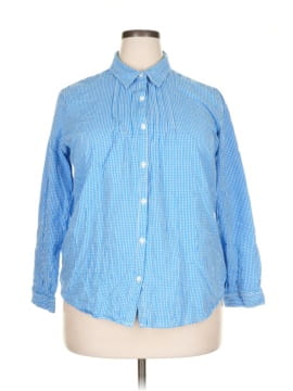 White Stag 3/4 Sleeve Button Down Shirt
