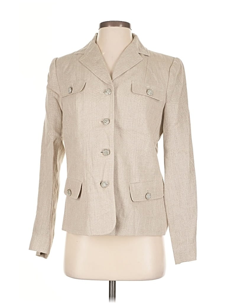 Pre-owned Pamela Dennis Blazer Jacket In Brown