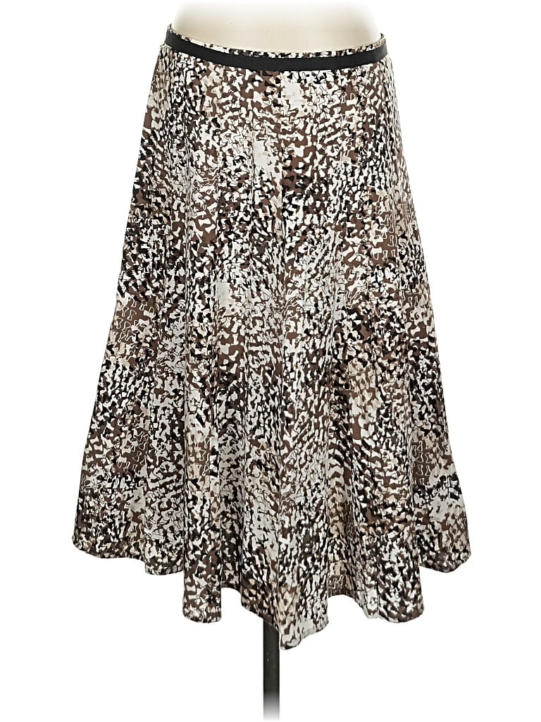 Pre-owned Christopher & Banks Casual Skirt In Brown