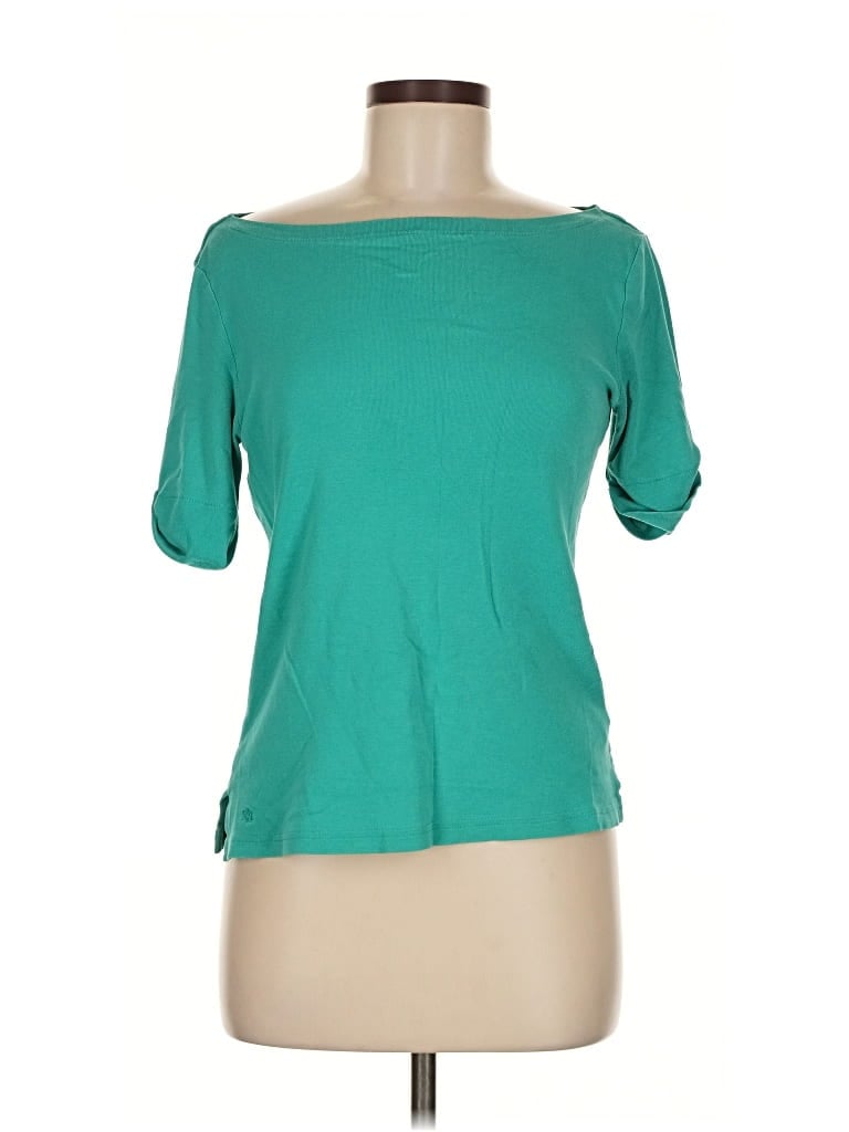 Pre-owned Polo Ralph Lauren 3/4 Sleeve T-shirt In Green