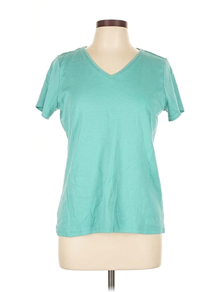 Pre-owned L.l.bean Short Sleeve T-shirt In Blue