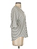 CAbi Stripes Ivory Short Sleeve Top Size XS - photo 4