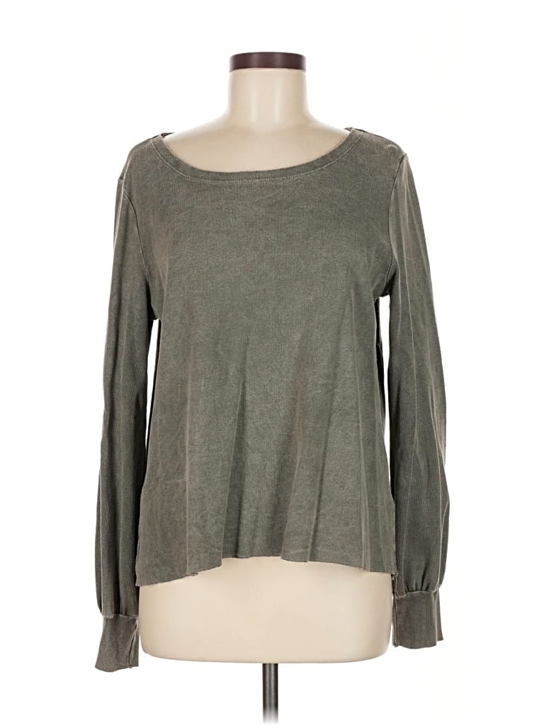 Pre-owned T.la Long Sleeve T-shirt In Gray