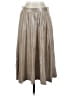 Maeve 100% Polyester Metallic Silver Gold Casual Skirt Size S - photo 1
