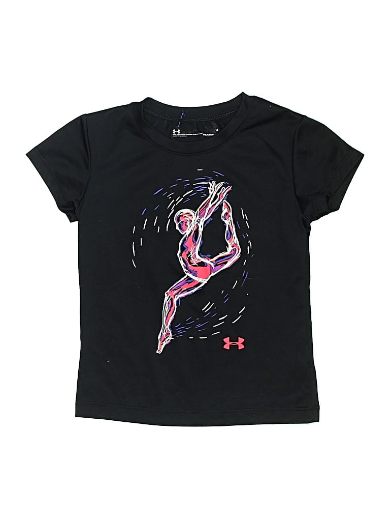 Pre-owned Under Armour Kids' Active T-shirt In Black