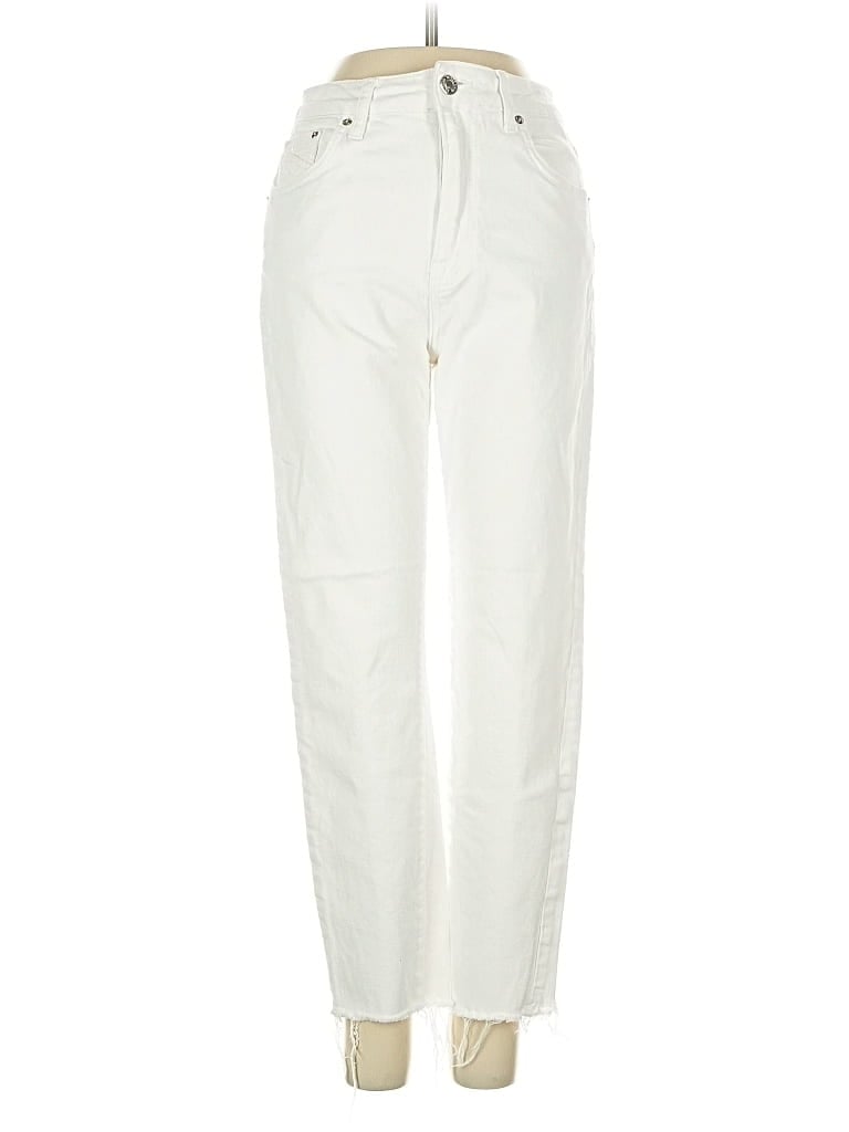 Pre-owned Stradivarius Jeans In White