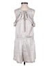 Greylin Metallic Silver Romper Size XS - photo 2