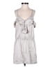 Greylin Metallic Silver Romper Size XS - photo 1