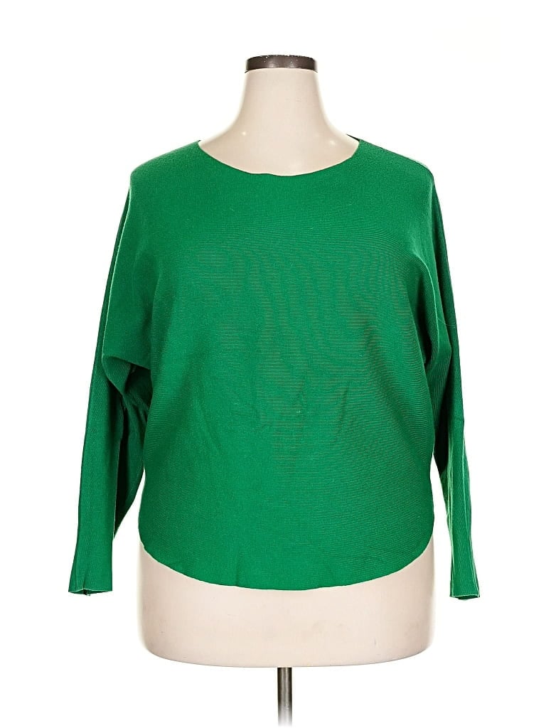 Pre-owned Vila Milano Pullover Sweater In Green