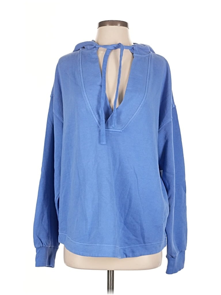 Pre-owned Old Navy Pullover Hoodie In Blue