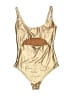 Fashion Nova Gold Bodysuit Size 3 - photo 1