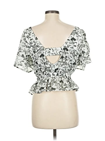 7 For All Mankind Short Sleeve Blouse (view 2)