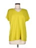 Susan Graver Yellow Short Sleeve Top Size M - photo 1