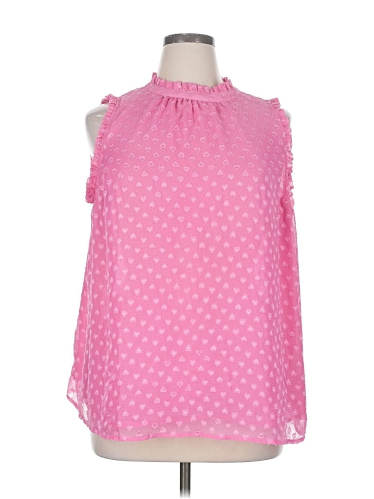 Pre-owned Torrid Sleeveless Blouse In Pink