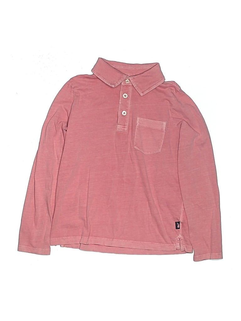 Pre-owned Vineyard Vines Kids' Long Sleeve Polo Shirt In Pink
