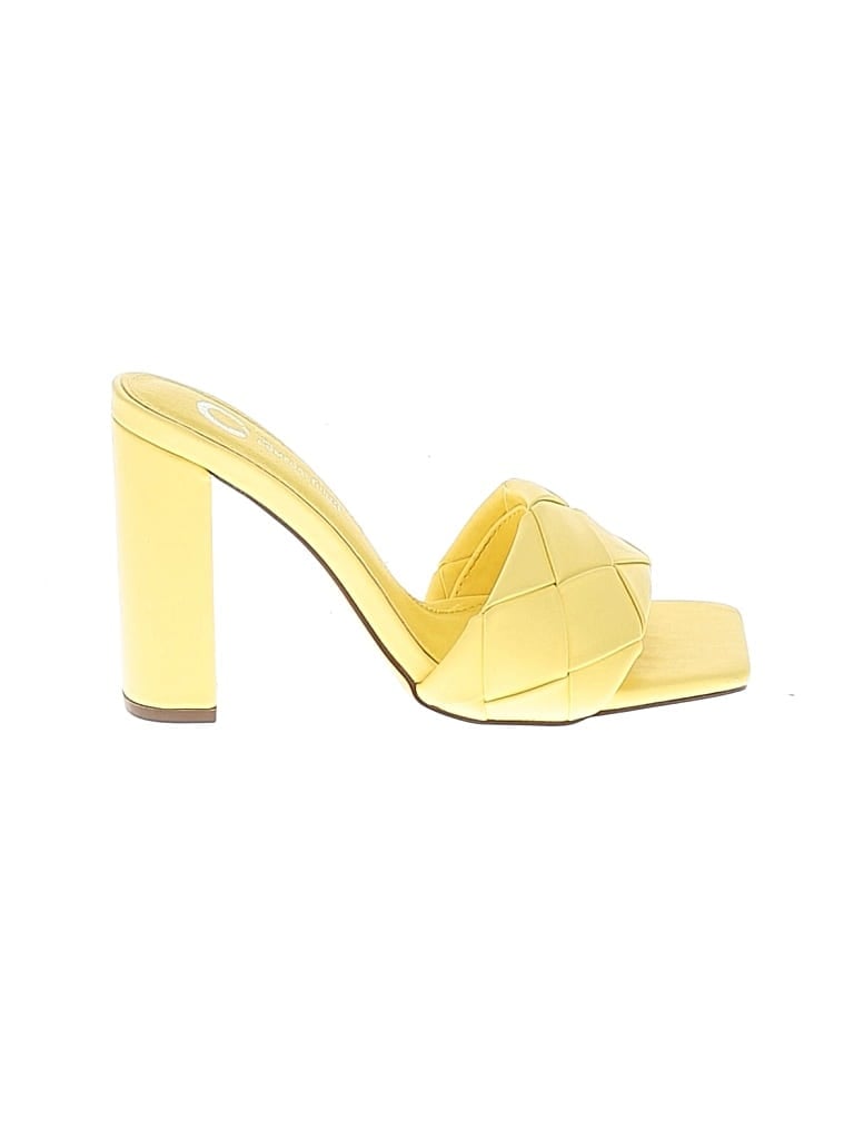 Pre-owned Assorted Brands Sandals In Yellow