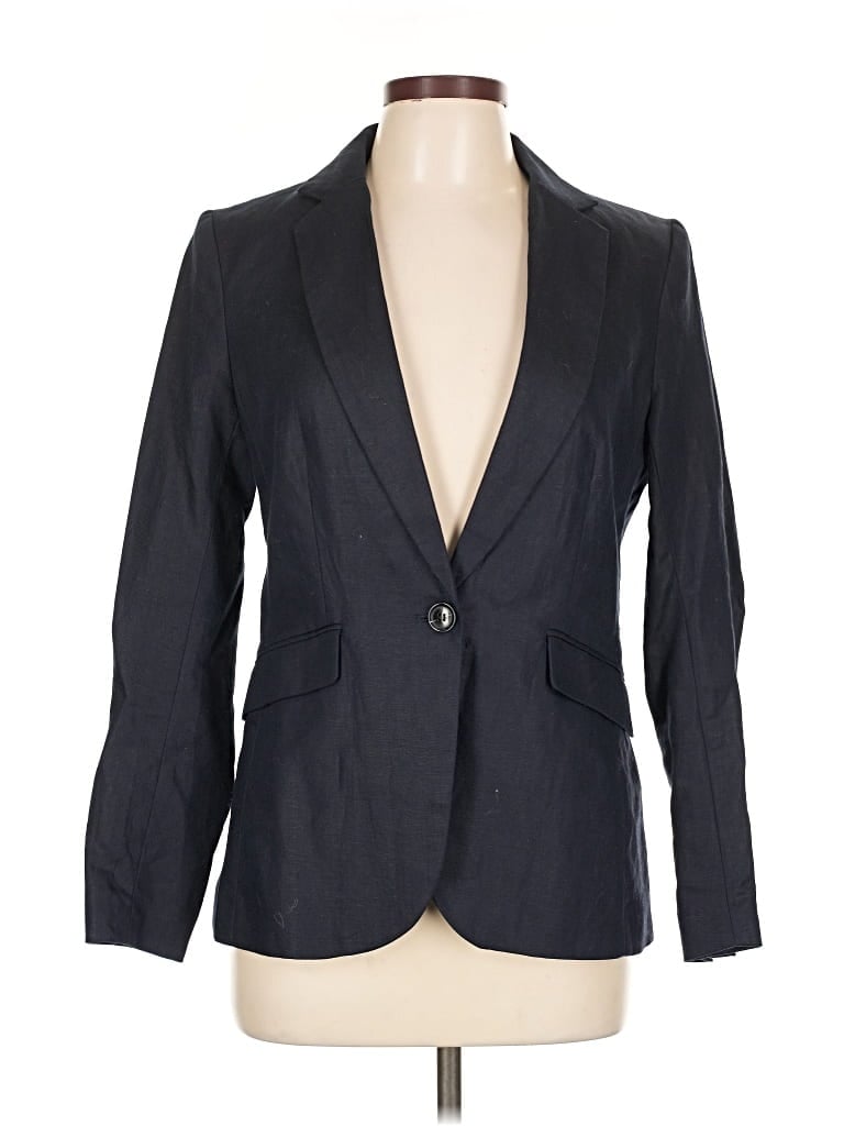 Pre-owned H&m Blazer Jacket In Black