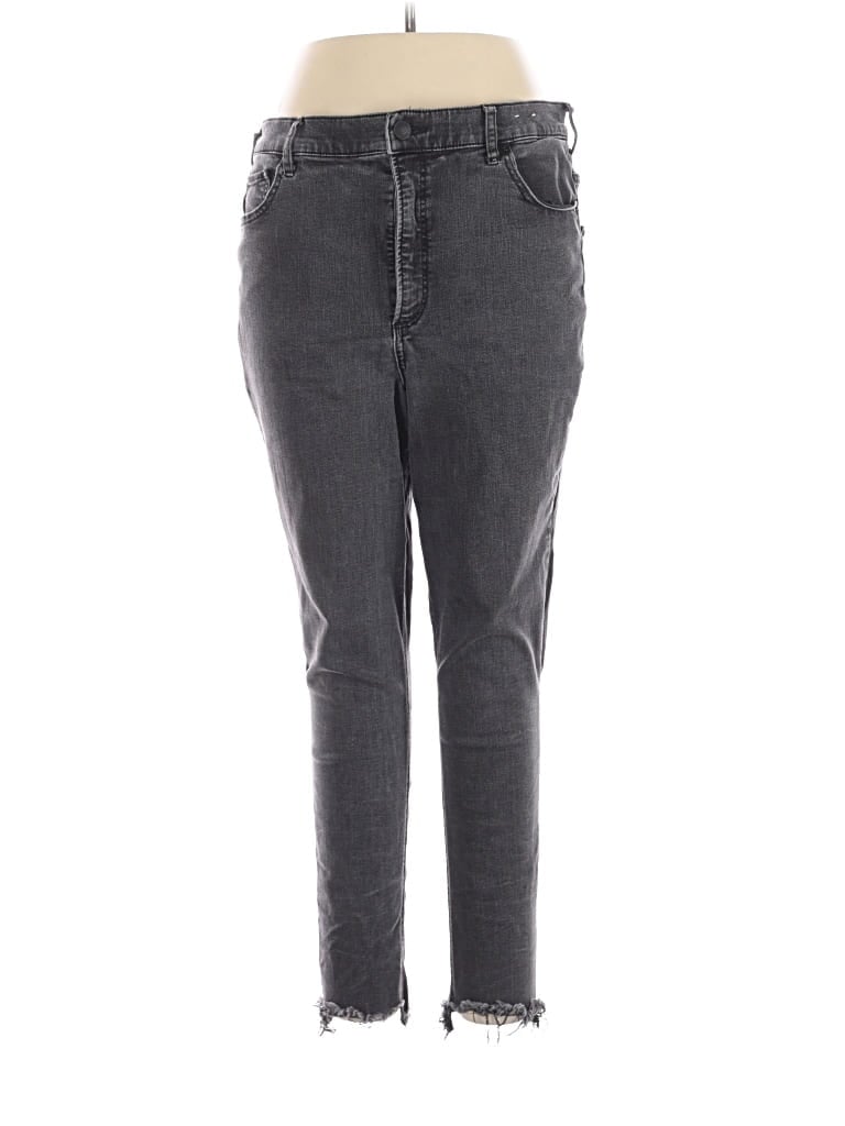 Pre-owned Express Jeans In Gray