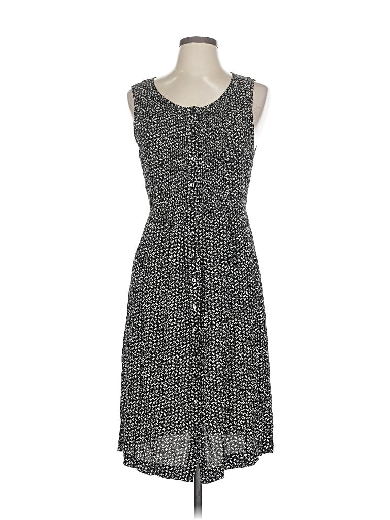 Pre-owned Talbots Casual Dress In Black