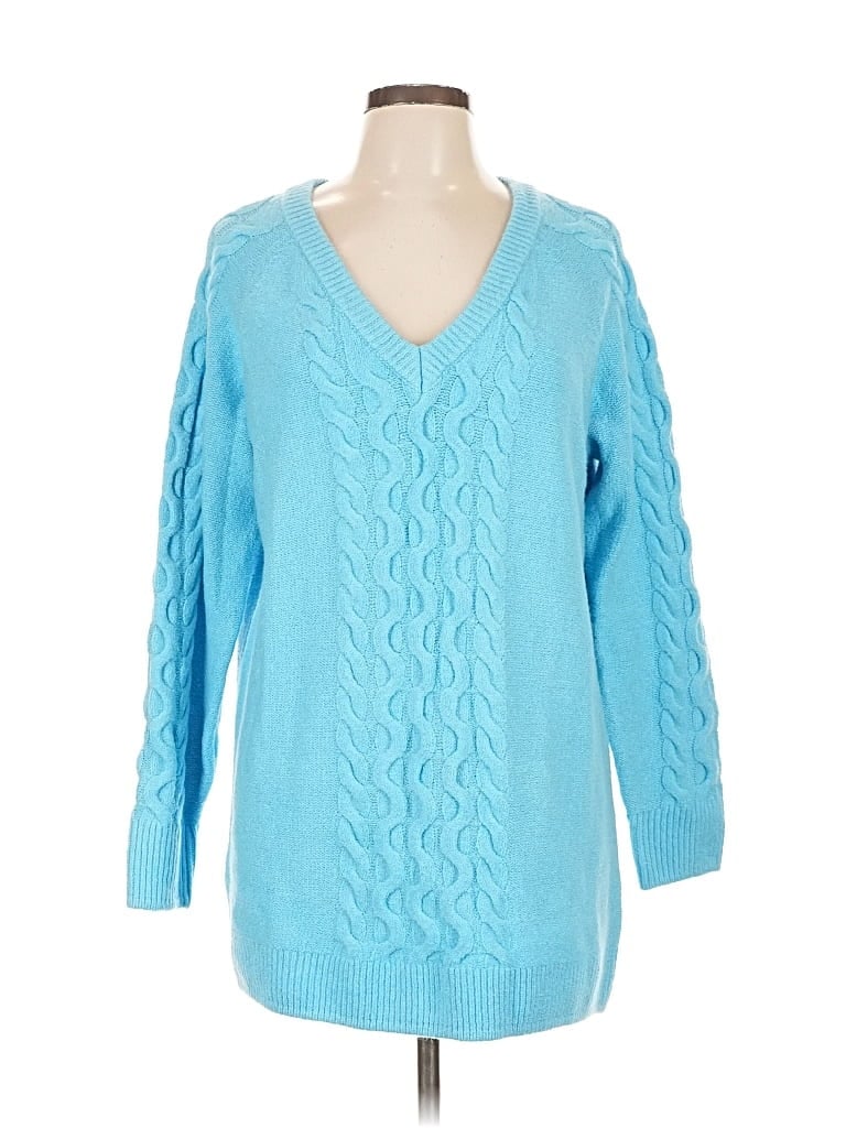 Lane Bryant Pullover Sweater In Blue