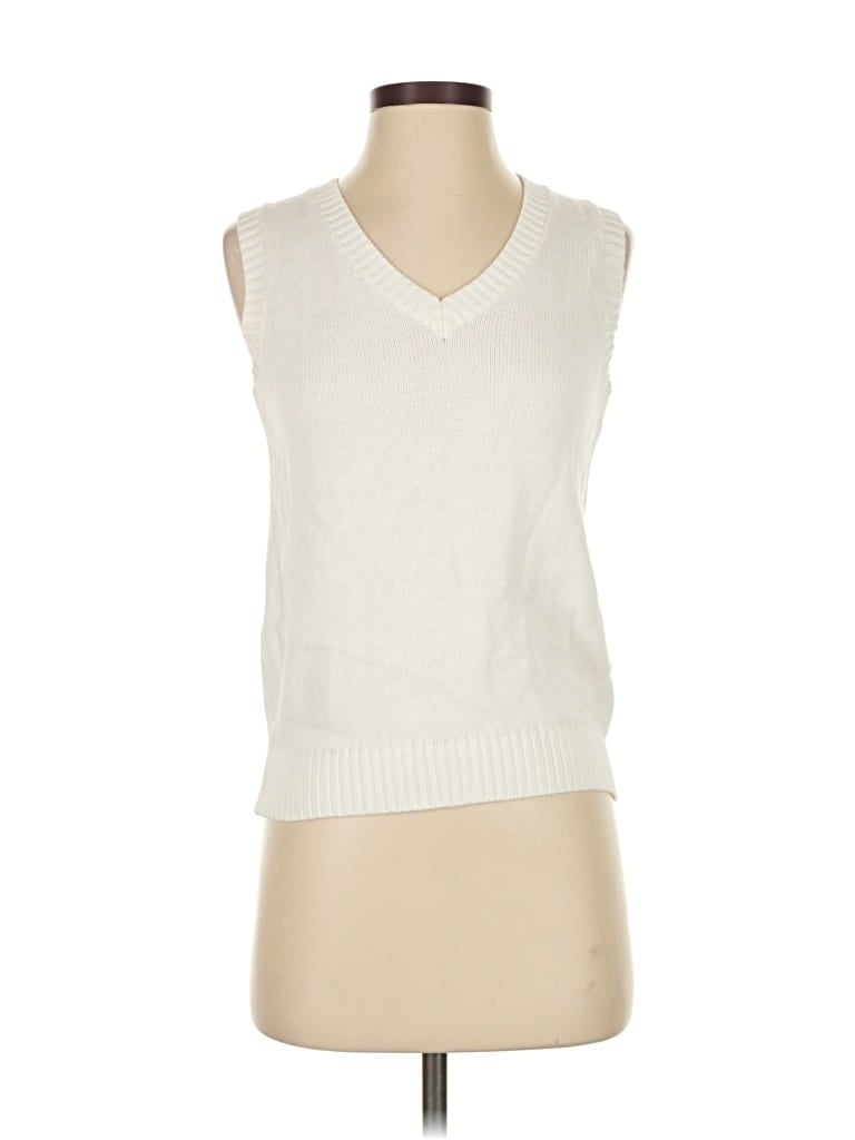 Pre-owned John Galt Sweater Vest In White