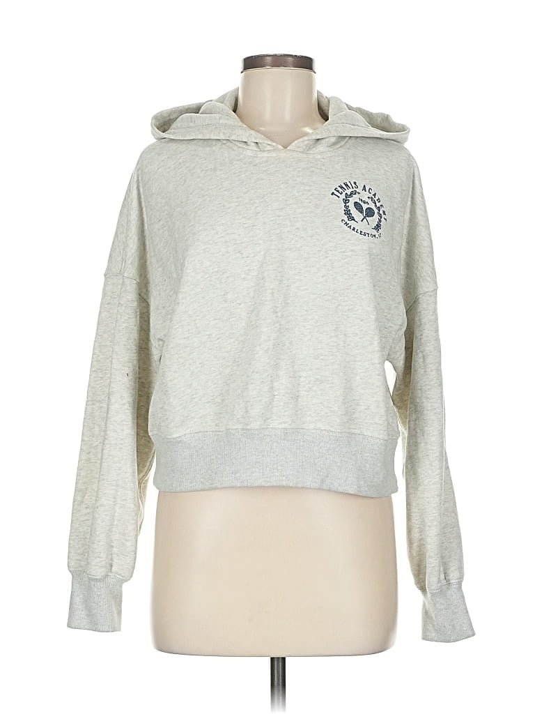 Pre-owned Abercrombie & Fitch Sweatshirt In White