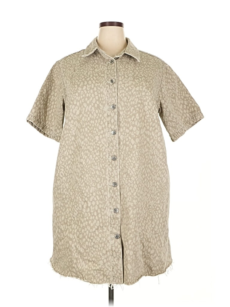 Pre-owned Universal Thread Casual Dress In Brown