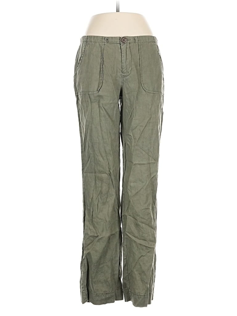 Pre-owned Old Navy Linen Pants In Green
