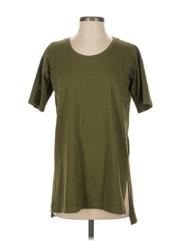Pre-owned Eileen Fisher Short Sleeve T-shirt In Green