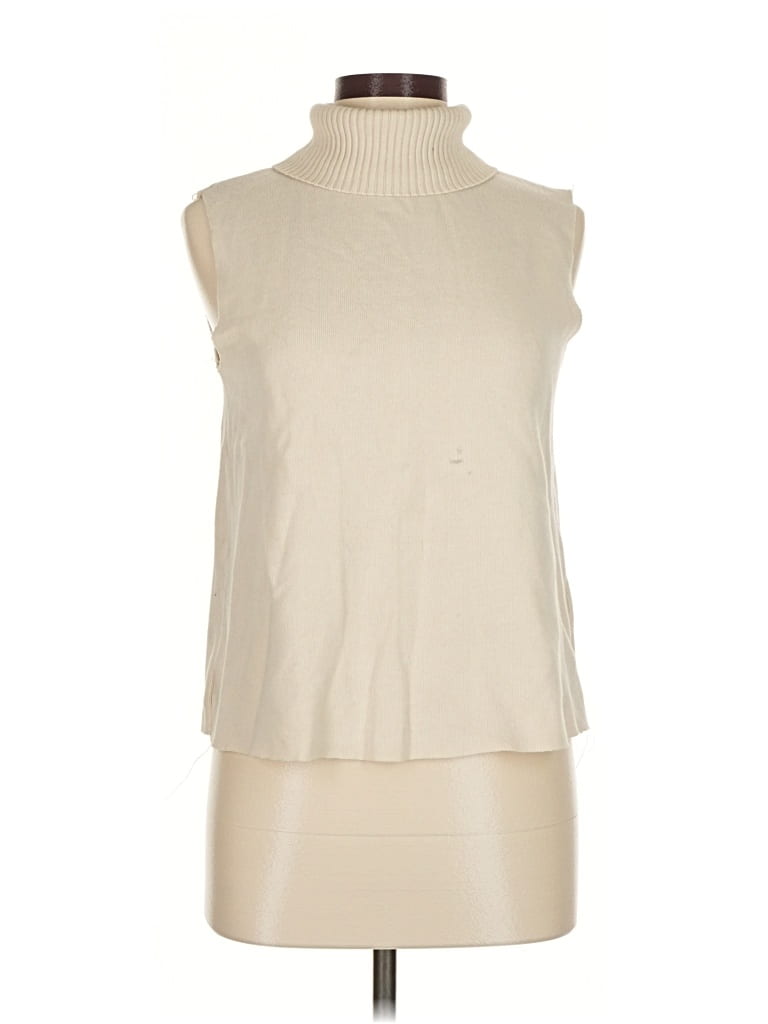 Pre-owned Zara Sweater Vest In White