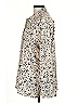 A New Day 100% Polyester Print Ivory Long Sleeve Blouse Size M - photo 5