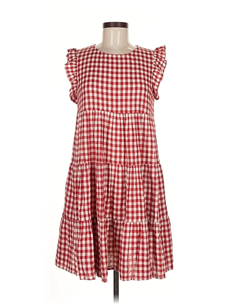 Pre-owned Petal And Pup Casual Dress In Red