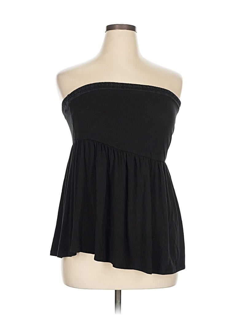 Pre-owned Torrid Sleeveless Blouse In Black