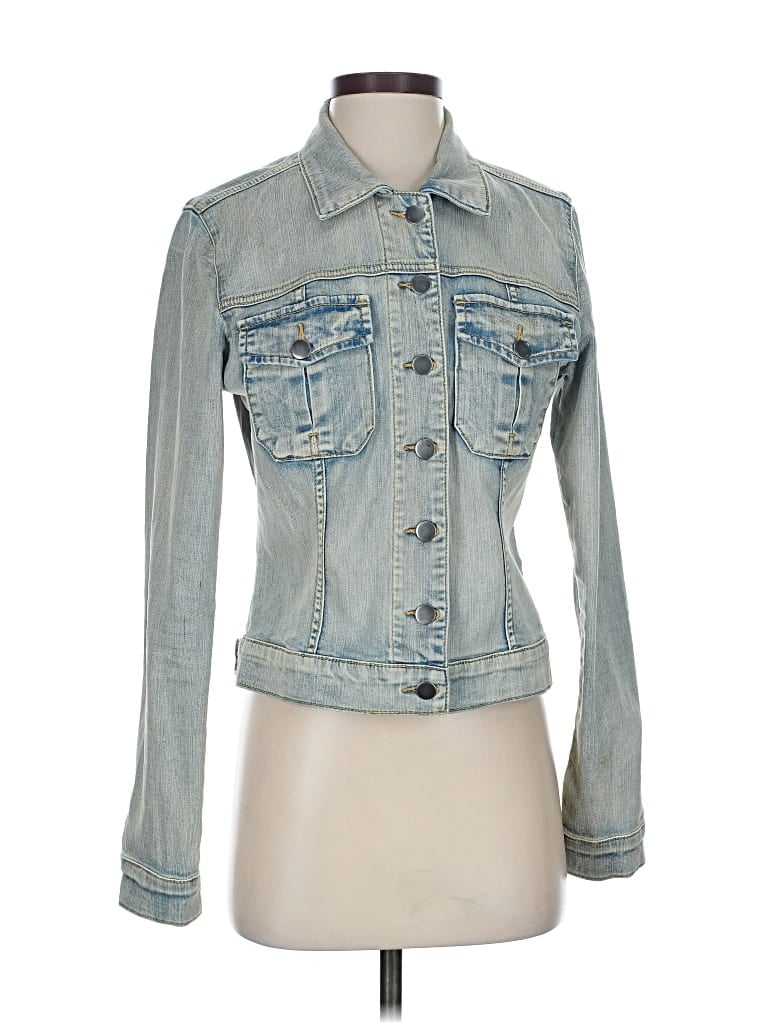 Pre-owned Kut From The Kloth Denim Jacket In Blue