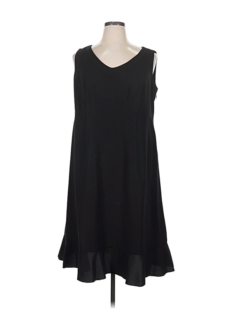 Pre-owned Style & Co Casual Dress In Black
