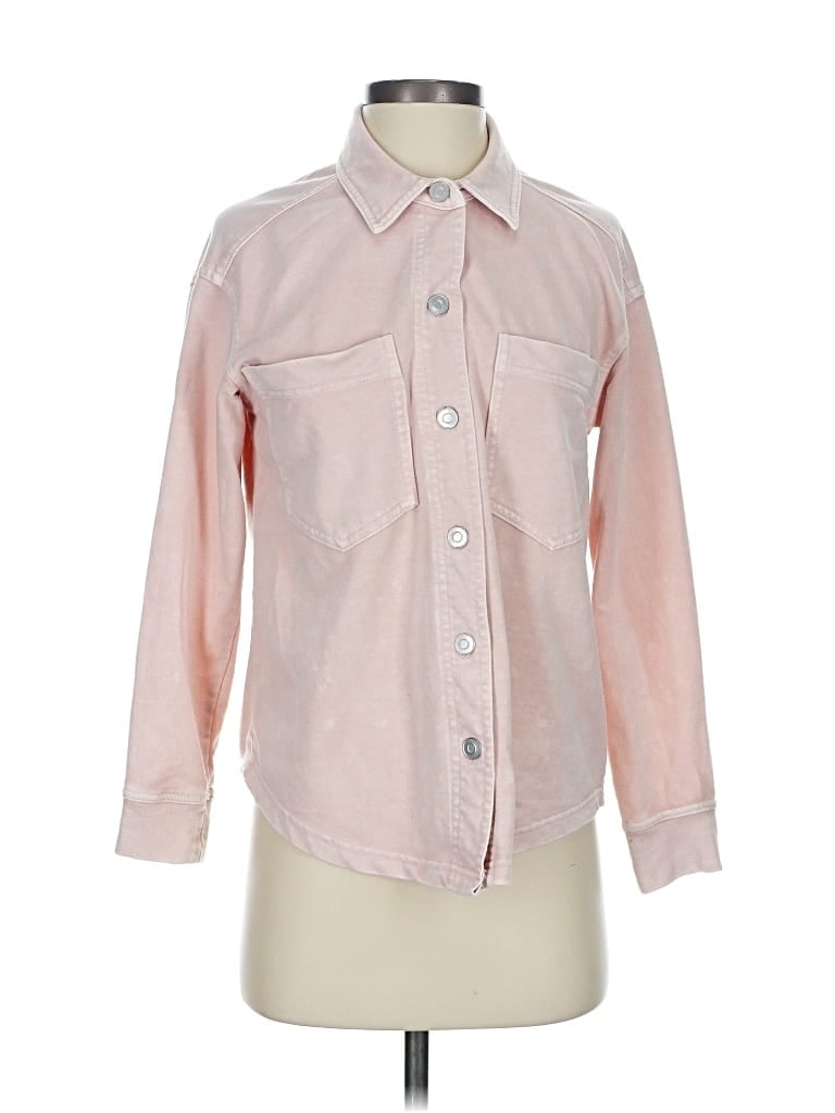 Pre-owned Jane And Delancey Long Sleeve Button Down Shirt In Pink