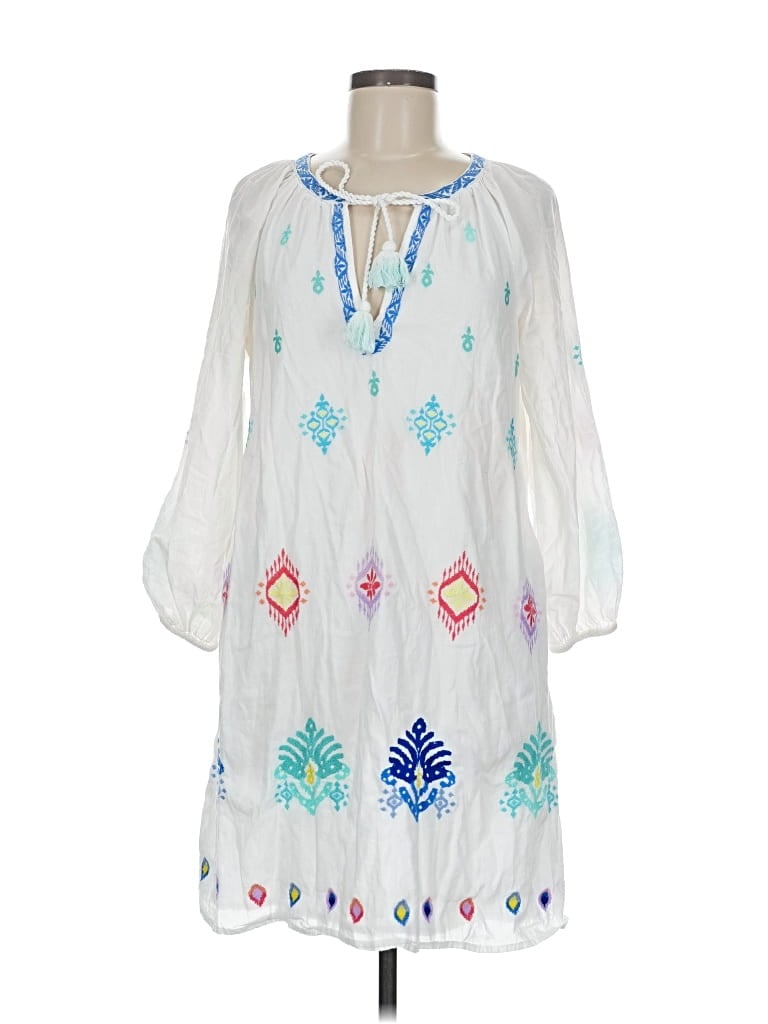 Pre-owned Tommy Bahama Casual Dress In White