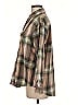 Old Navy 100% Cotton Plaid Brown Long Sleeve Button-Down Shirt Size M - photo 5