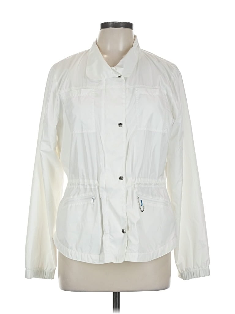 Pre-owned Oleg Cassini Jacket In White