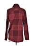 Dakine Plaid Burgundy Long Sleeve Blouse Size S - photo 2