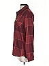 Dakine Plaid Burgundy Long Sleeve Blouse Size S - photo 5