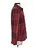 Dakine Plaid Burgundy Long Sleeve Blouse Size S - photo 4